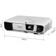 Epson EB-X41 projector showcasing vibrant colors and clarity for multimedia presentations